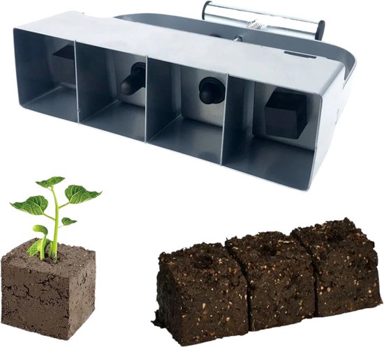 Cissé EcoBlok Tuin Bodem Maker - Efficiënt, Ergonomisch, Duurzaam- Moestuin van Merkloos	