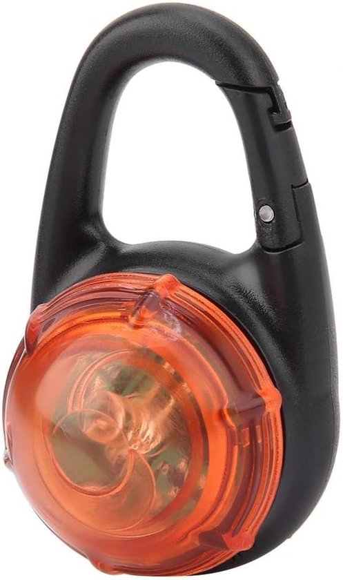 Clip-On Pet Safe Light - Led Dog Tags - Flash en Long Bright Mode voor Night Dog Walking en Camping Light Up Collar (Oranje) van Taglory