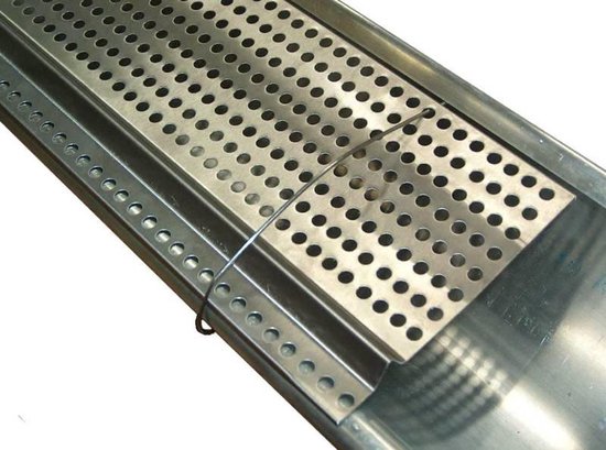 Clips voor dakgootrooster 12 stuks, 15 cm van Merkloos	