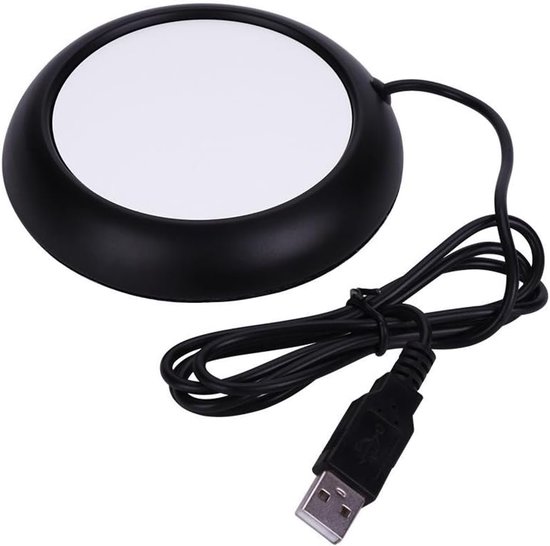 Coffee Cup Warmer, USB Charger for Kitchen [Matte Black, 12] van Merkloos	