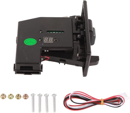 Coin Slot Machine, Coin Acceptor Support 6 Kinds of Coins Vending Machine Coin Slot For Game Machines Vending Machines van BXBCASE