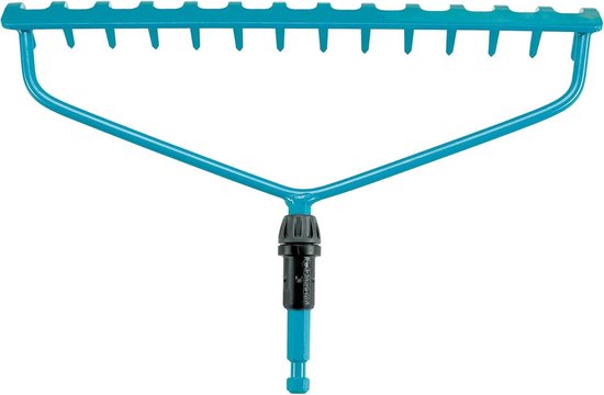 Combisystem Bracket Rake: Robust Rake with 14 Teeth - Accessory for Rakes Working Width 36 cm