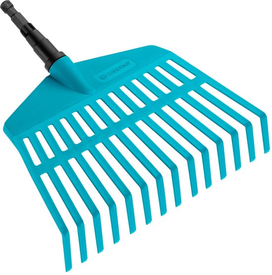 Combisystem Lawn Rake: The Lightweight and Handy Rake for Small Lawns - High-Quality Plastic Teeth, Width 27 cm, Suitable for All CombiSystem Stems (3105-20)
