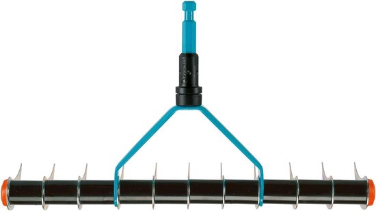 Combisystem verticuteerhark - Werkbreedte 35 cm - Verwijder mos en vilt - Tuinaccessoire - Geschikt voor alle combisystem stelen combisystem lawn rake van GARDENA