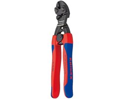 Compacte boutensnijtang - Tang - Metaal snijden - Ergonomische handgrepen - 200 mm - Rood/blauw
