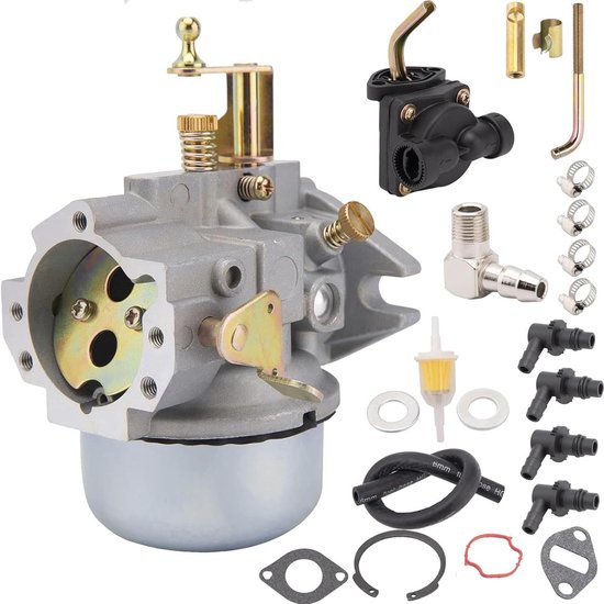 Compatibel met k241 K301 Carburateur Kit Kohler K241 K301 Gietijzer 10 PK 12 PK Carburateur Vervang 47-853-23-S Carb 47-559-11-S Brandstofpomp van Merkloos	