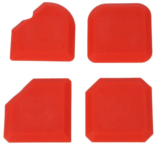 Complete Set voor Glas- en Kitafwerking - Professionele Gereedschappen voor Silicoon, Voegen en Afwerking