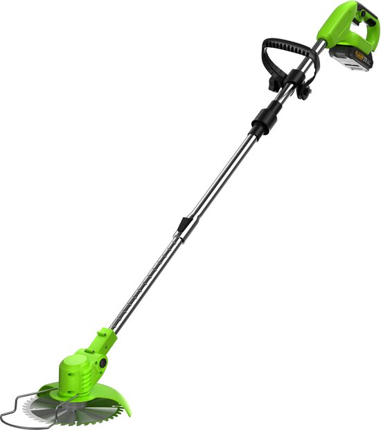 CONENTOOL 5-in-1 Accu Grastrimmer - 21V 2000mAh - Incl. 1x Accu & Lader - Opvouwbaar, Kantenmaaier & Bosmaaier - Draadloze Elektrische Grasmaaier voor Tuin