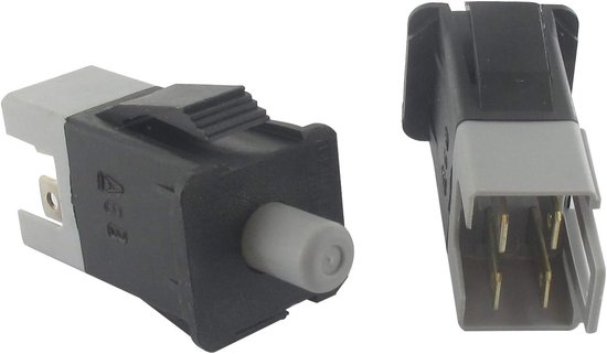 Contactslot Grasmaaier - Contactschakelaar Starter - Motor Starten - 4-polig Universeel - 1 stuk - Zwart