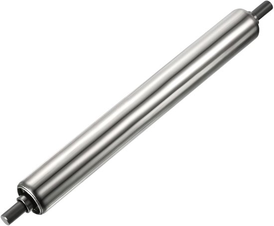 Conveyor Roller - Rvs Roller Vervanging - Soepele Beweging - Geschikt voor Fabrieken en Magazijnen (Zilver, 1 Inch Diameter, 8 Inch Lengte)
