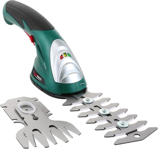Cordless Grass/Shrub Shears Pruning Shears 7.2 V Electric with 2 Blades 1500 mAh Battery 2-in-1 Lawn Edge Cutter for Shrub Lawn Garden van Merkloos	