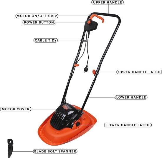 Cortacúsped Aerostßtico 1.200W 30cm - Tuinmachine voor Perfecte Grasmaaien van Cort
