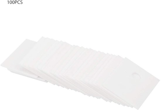 Cosensi - Aluminium Keramische Isolatieplaat - Hoge Hardheid - 100Pcs - 17x22mm - Transistor Koelpads - Geschikt voor Koeling