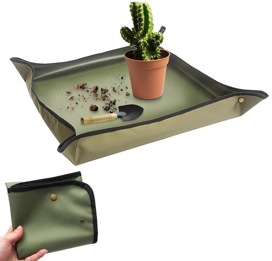 Cosensi - Dailygoods - Waterdichte Plantenmat voor Verpotten en Snoeien, 75 x 75 cm van Cosensi