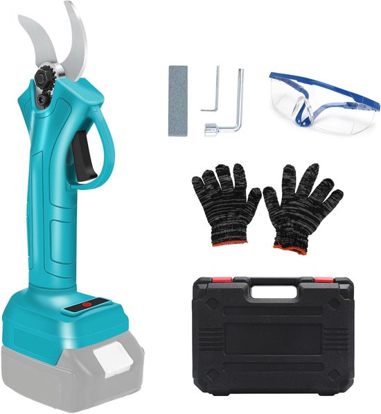 Cosensi - Elektrische snoeischaar voor bomen en fruitbomen, max. 40 mm snijdiameter, zachte rubberen greep, accu-takkenschaar (18V), snoeigereedschap van Merkloos	