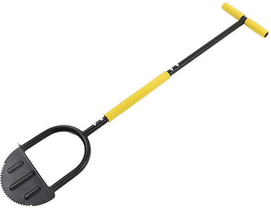 Cosensi - Handmatige Graskantensnijder - Tuin Gereedschap - Stevige Staalconstructie - Half Maan Zaagtand - Comfortabele T-Handgreep - Ideaal voor ... van Merkloos	