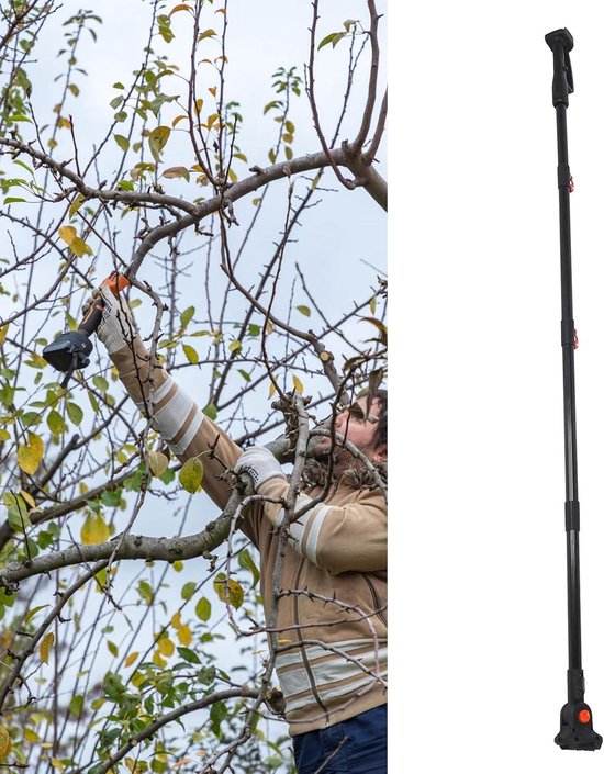 Cosensi - Snoeischaar met verlengsteel voor hoge takkentrimmer, telescopische aluminium stok, batterij compatibel met BL1820 BL1830 BL1840. Optimaliseer tuinieren, krachtige snoeiprestaties. van Merkloos	