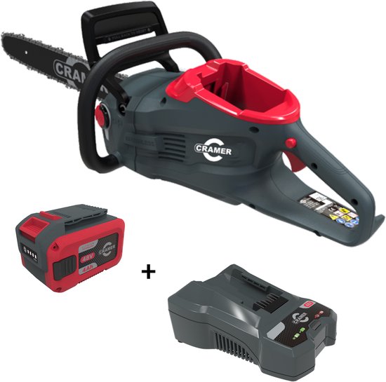 CRAMER 48V KETTINGZAAG 48CS18-KIT 4AH ACCU EN LADER van Cramer