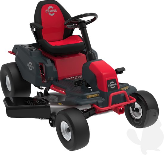 CRAMER 82V Zitmaaier 82LT107 met 4x 82V360 (batterijen) en 2x 82C2 (duo-laders) van Cramer