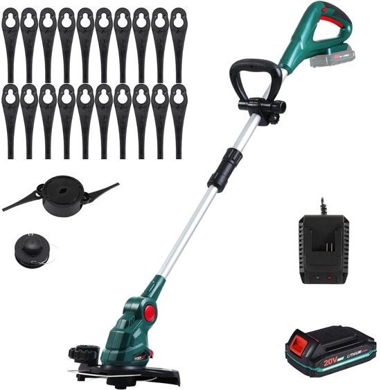 CRLYN® Grastrimmers met Accu - Kantenmaaier Elektrisch - Grasmaaier van Merkloos	