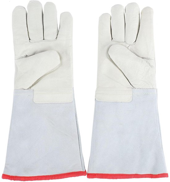 Cryogene handschoenen voor vloeibare stikstof en droogijs - 40 cm lang - middenarm - geschikt voor koelcellen van Cryokit