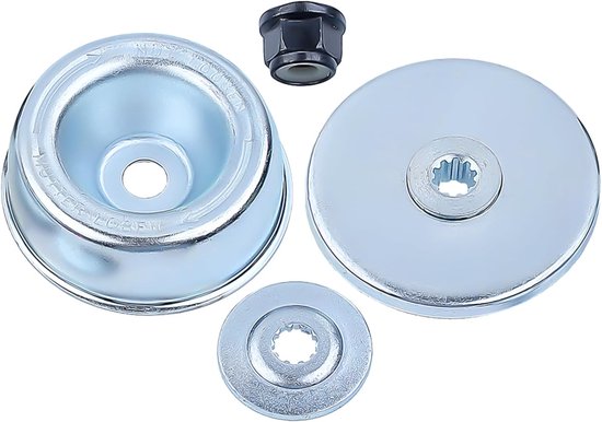 Cuhostki - 4-in-1 Set Installatieaccesoires Bosmaaier - Bosmaaier Accessoires - Vervangingsonderdelen - Zwart/Zilver - M10*1.25 - Compatibel Met Stihl FS Serie van Merkloos	