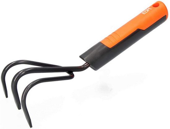 Cultivator (kort handvat) EDM Tuin Grijs Metaal 25 cm van EDM