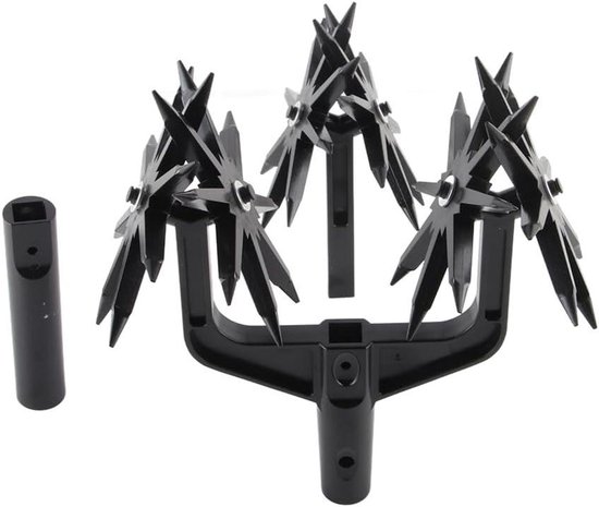 Cultivator Tool voor Tuinwerkzaamheden - Draadloze Helmstok met Langere Nagels - Geschikt voor Snoeien, Graven, Wieden en Losmaken