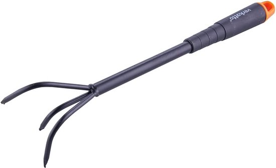 Cultivator voor tuinonderhoud - handmatige cultivatie met 3 klauwen - tuinklauwhandploeg voor het solderen en beluchten van de grond - breedte 9cm - staal van Talen Tools