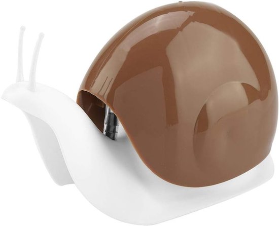 Cute Snail Soap Dispenser - Liquid Soap Dispenser - Snail Shape - Press Style - Hand Lotion Dispenser - Bathroom Accessories voor Countertop - Bruin van Merkloos	