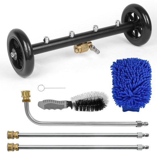Dailygoods - 2-in-1 Hogedrukreiniger met Oppervlaktereiniger en Spuitmonden