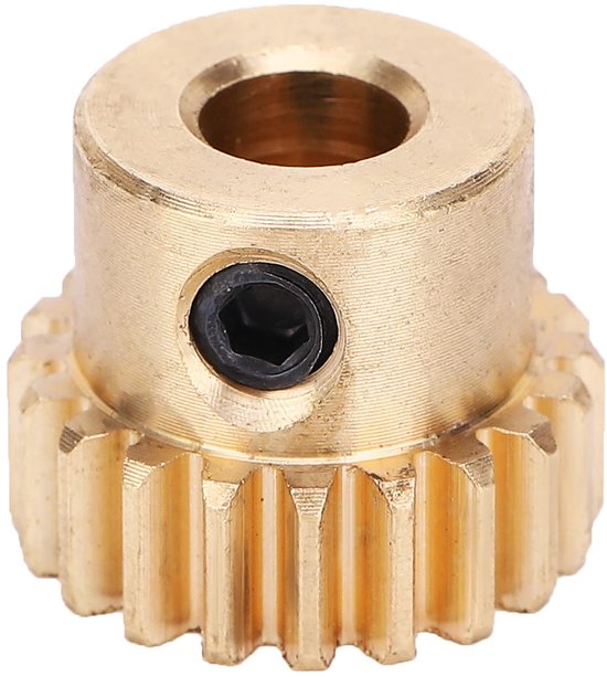 Dailygoods - 20 Tands Rondsel met 6 mm Gat voor Robotonderdelen