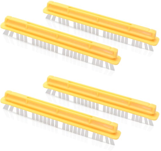 Dailygoods - 4 Stuks Borstellijstenset voor Kärcher XXL Voegenborstel - Accessoires voor Hygiënische Reiniging