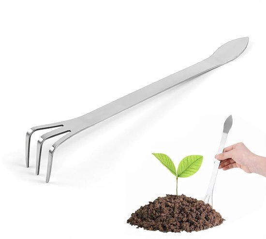 Dailygoods- Bonsai-gereedschap Professionele Set - Bonsai-hark - Ergonomische Handgreep - Roestvrij Staal - Tuingereedschap Kind - Ideaal voor Miniatuurtuin