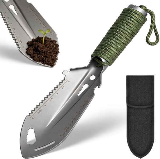 Dailygoods- Campingschep Ultralicht - Draagbaar - Tuinschep - Tuinschop - Graven - Roestvrij staal, duurzaam en vlijmscherp