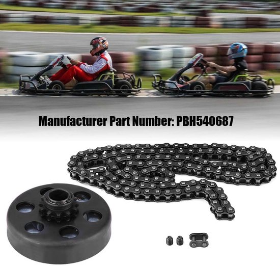 Dailygoods- Centrifugekoppeling 3/4 inch boring - 12 Tanden - #35 Ketting - Voor Mini-Fiets - Vervanging Go-Kart - Hoogwaardig Ijzer - Centrifugaalkoppeling