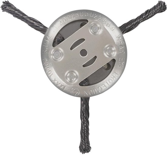 Dailygoods - Dailygoody - Freeskop voor grassnijder - Professionele onkruidborstel - Hoogwaardige materialen - Roestvrij staal - Effectieve mosverwijdering - Gesch