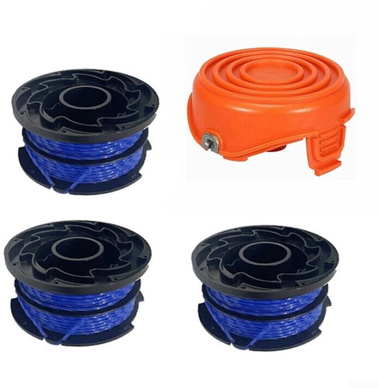 Dailygoods - Dailygoody - Spool Cover - Spoel en Lijn Onderdelen - Hoogwaardige Kwaliteit - Zwart - Vervangset voor Trimmers - Geschikt voor Black&Decker GL315 GL3