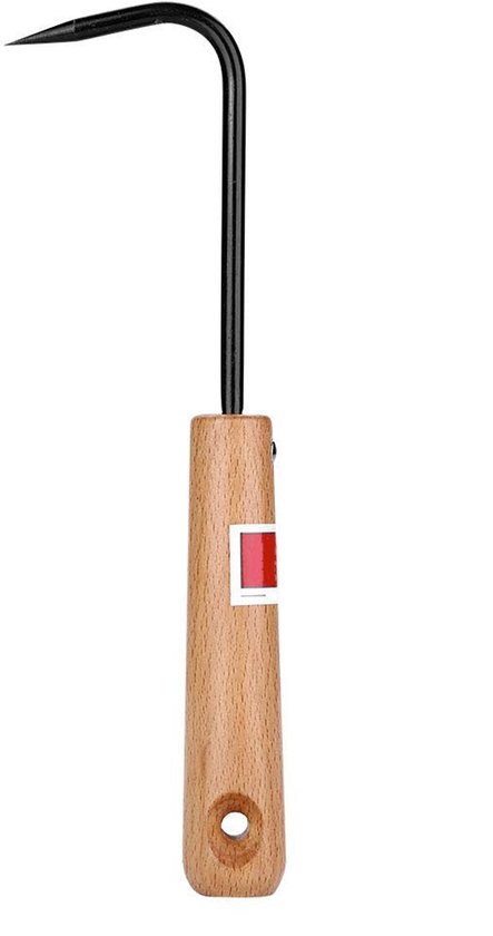 Dailygoods - Dailygoody - Tuinieren Bonsai Haak - Houten Handvat - Ideaal voor Potplanten - 6x22 cm - Tuingereedschap - Perfect voor hobbytuiniers