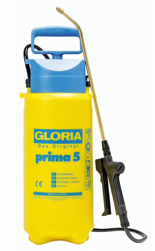 Dailygoods- Drukspuit 5 Liter - Druksproeier - Sproeier Tuin - Geschikt voor Planten - Werkdruk 3 Bar - Comfortabele Reikwijdte