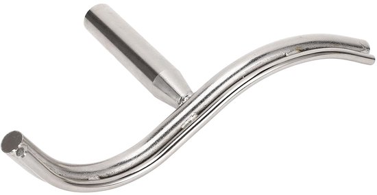 Dailygoods- Gereedschapssteun S-vormig ontwerp - Draaigereedschaphouder - Gelegeerd staal - 30 cm lengte - 7,5 cm hoogte - Geschikt voor 25 mm draaimachines - Draaigereedschap