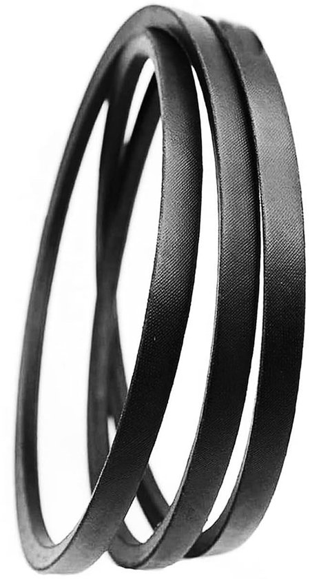 Dailygoods- Grasmaaier Riem Vervanging - Onderdeelnummer 135061504/0 - Breedte 13 mm - Omtrek 1956 mm - Geschikt voor Mountfield 1538M-SD/T38M-SD - Zwart - Maaier Riem