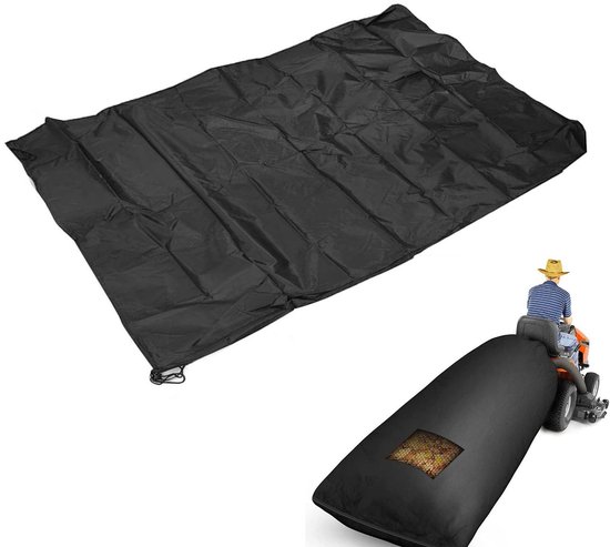 Dailygoods- Grasmaaierbladzak Oxford - Tuinbladgrasopvangzak - Mesh-ventilatiesysteem - Dubbel trekkoord - Ritssluiting - Efficiënte bladverzameling - Bladopvangzak