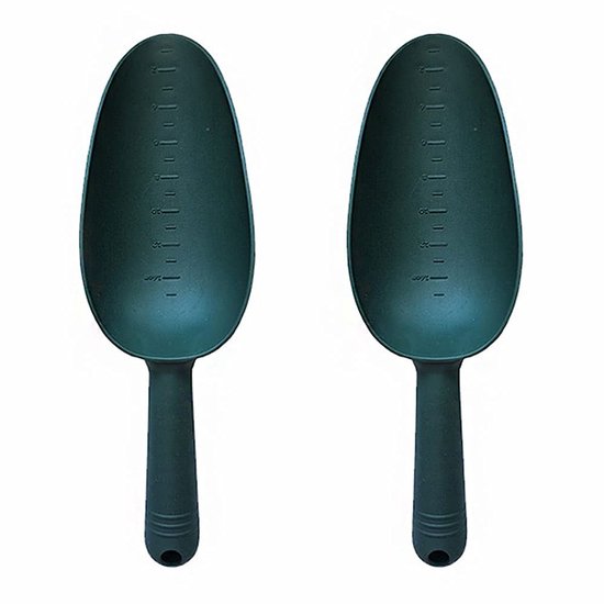 Dailygoods- Handtroffel Lichtgewicht - Tuinschepje - Tuinspade - Tuingereedschap - Kunststof - 2 Stuks 29cm - Tuinschep