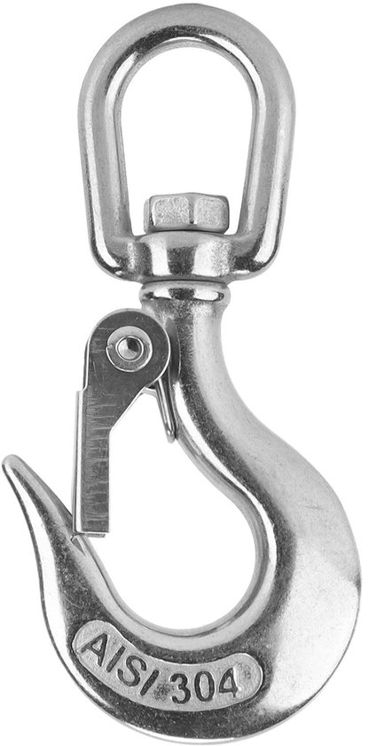 Dailygoods- Hijshaak Roestvrij Staal 150kg - Technische - Duurzaam