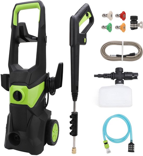 Dailygoods - Hogedrukreiniger 4000 PSI met Schuimkanon en Slang