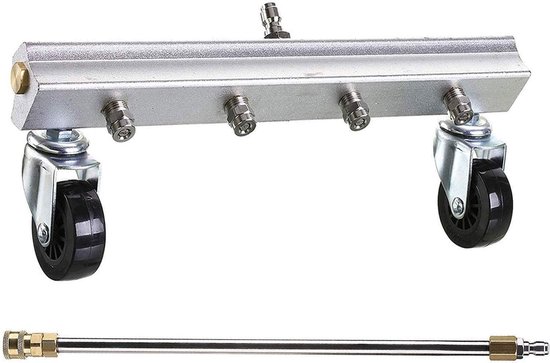 Dailygoods Hogedrukreiniger Waterbezem 13 inch 4000 Terras en Oprit Voor het reinigen van buitenruimtes 1,1 kg