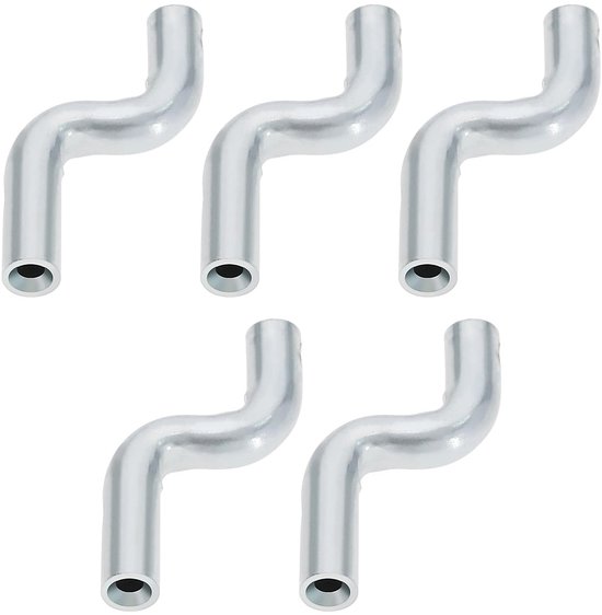 Dailygoods- Kabel Eindkap 5 Stuks - Universele Gaskabel - Stalen Eindkappen - Duurzaam - Geschikt voor Grasmaaier - Lengte 24 mm