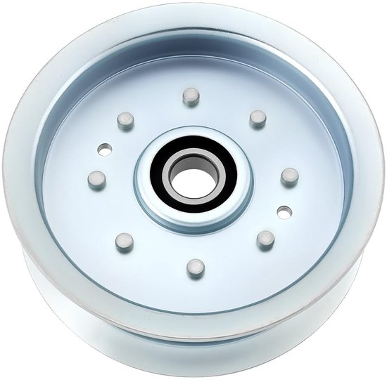 Dailygoods- Katrol Platte Idler 133 x 43 mm - Vervangend Onderdeel - Compatibel met John Deere - Metaal - Gewicht 685g - Onderdeelnummer GY22082/GY20629 - Looprol