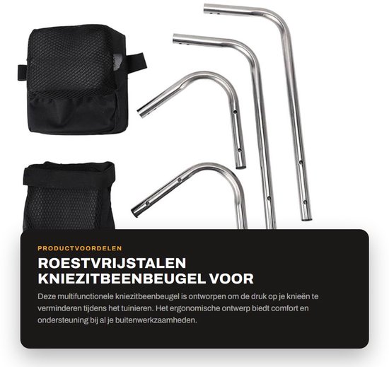 Dailygoods- Knieler Vermindert Kniebelasting - Tuinknieler - Ergonomisch Ontwerp - Veelzijdig Gebruik - Ruimtebesparend - Vermoeidheidsreducerend - Tuinkniestoel